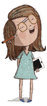 Cartoon Irma zonder achtergrond